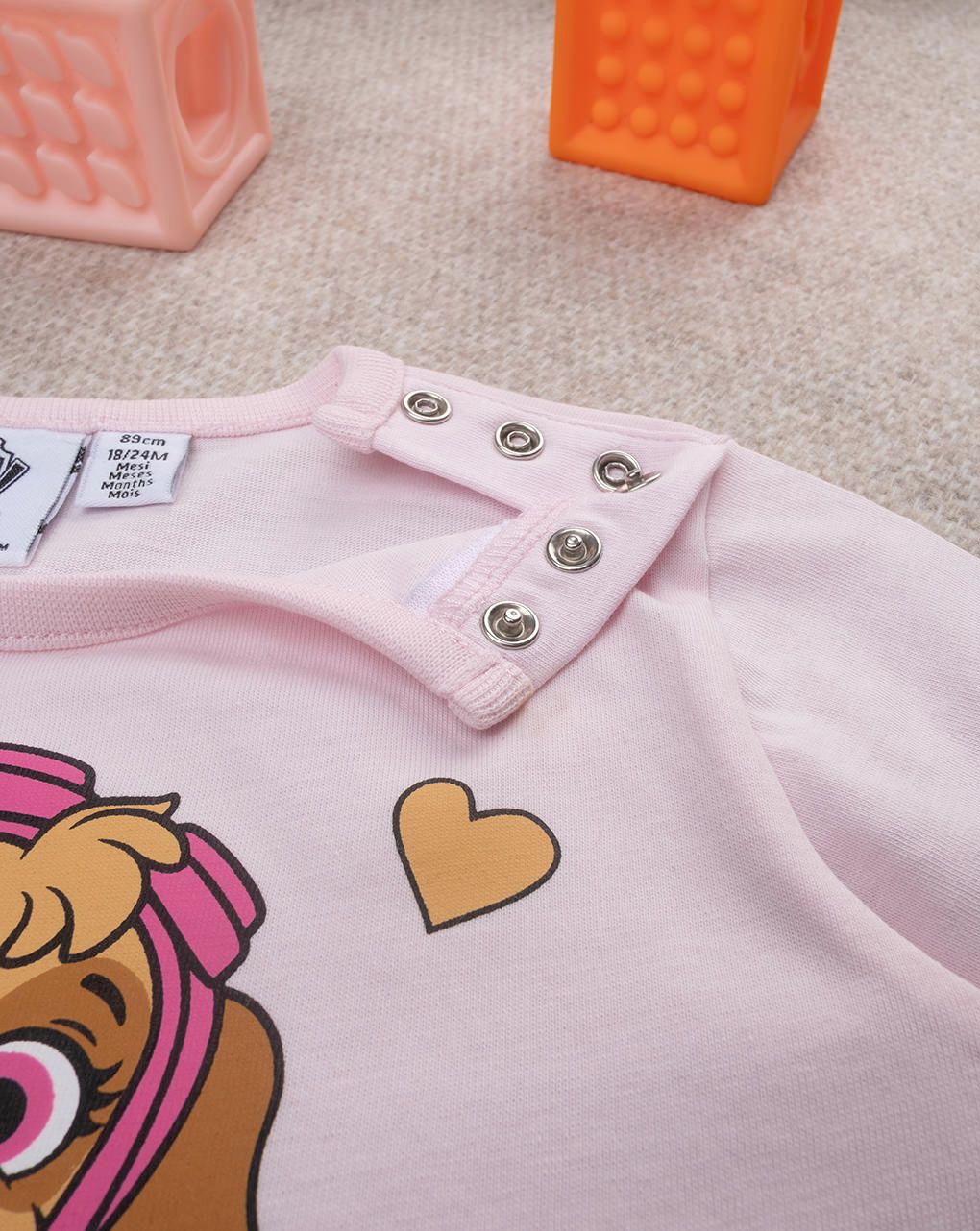 Pigiama corto bimba rosa paw patrol