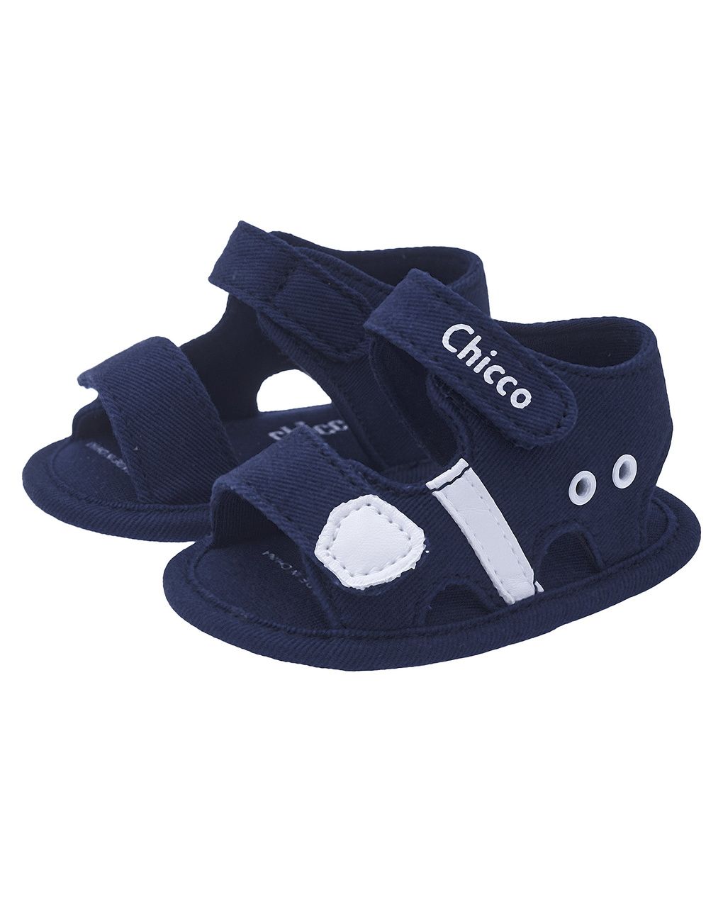 Sandalo blu chicco neonato con strappo
