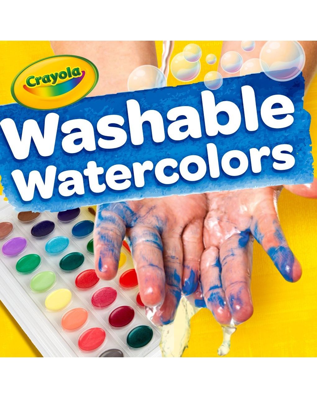 24 acquerelli lavabilissimi - 3+ - crayola