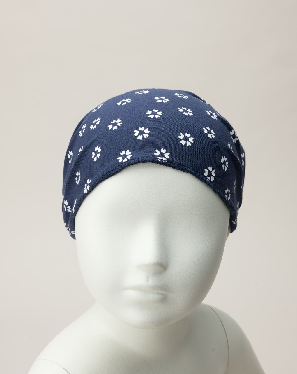 Bandana blu bambina margherite