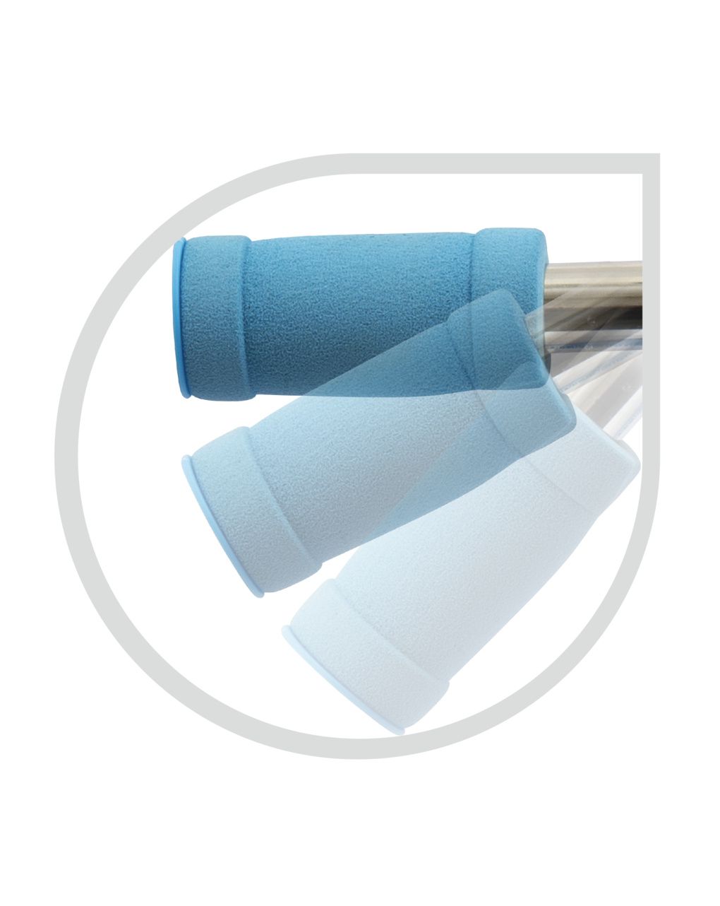 Monopattino pieghevole scooter line blu - 3+ - sun & sport