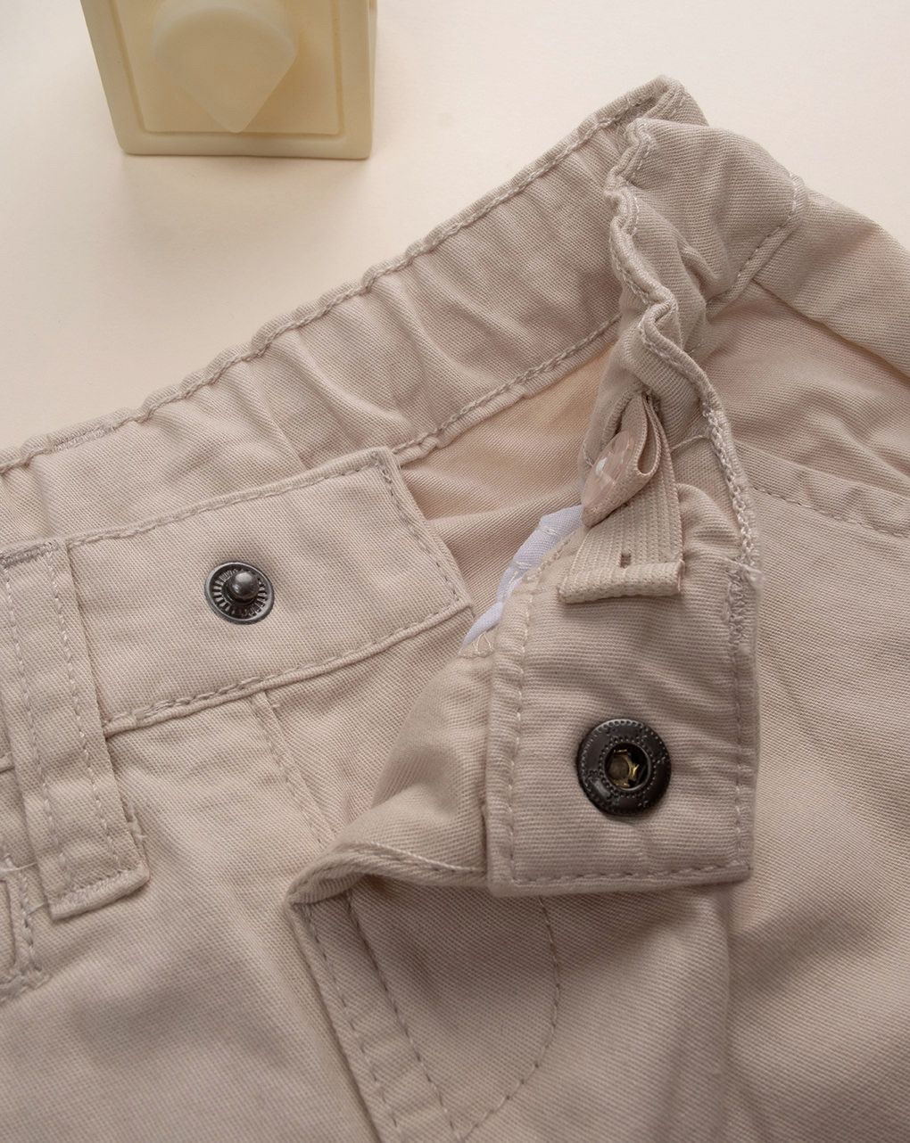 Pantaloni eleganti beige bambino