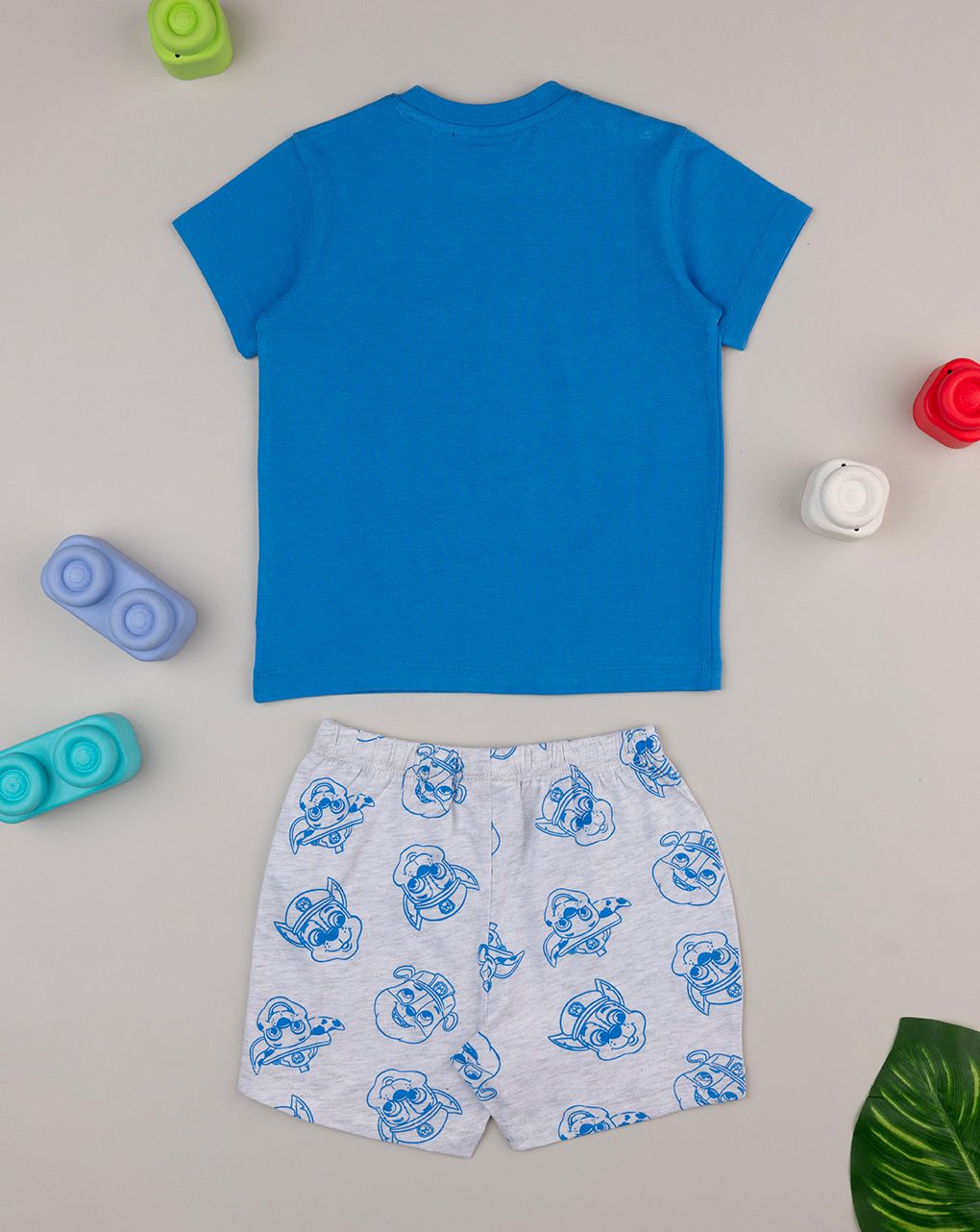 Pigiama corto bimbo blu paw patrol