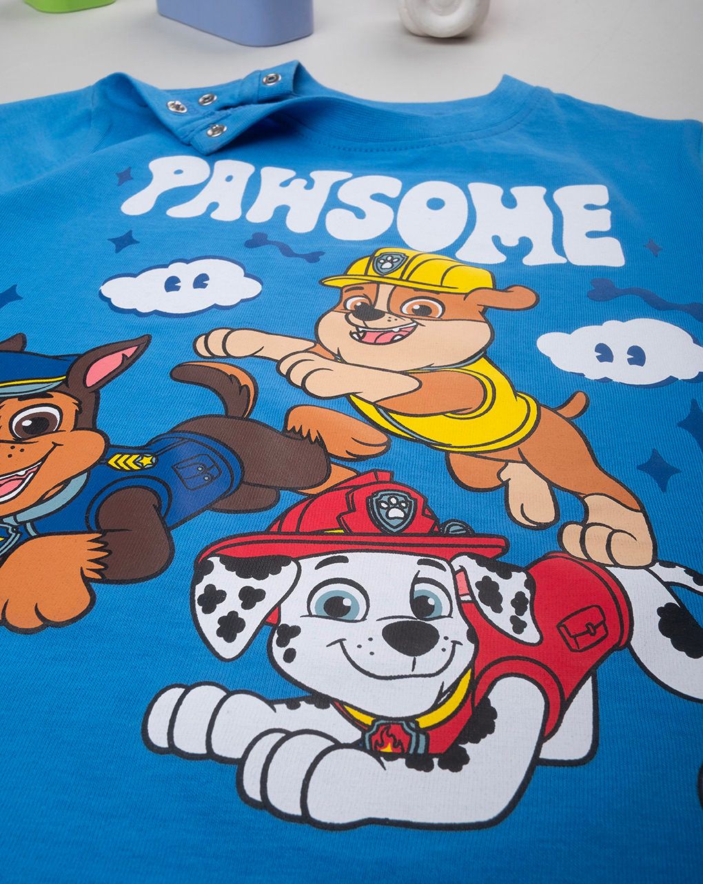 Pigiama corto bimbo blu paw patrol