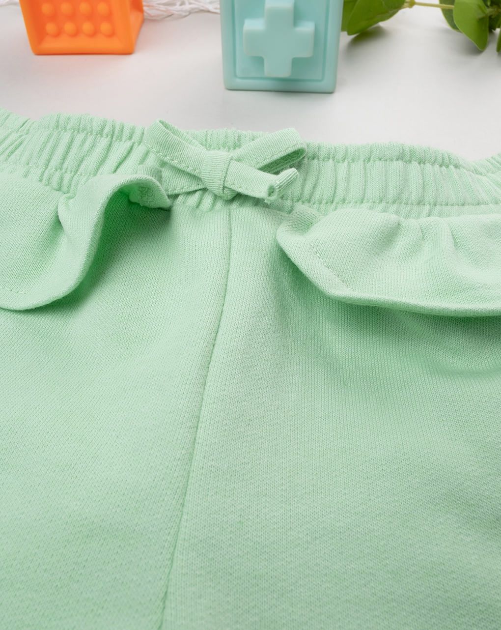 Shorts bimba verde chiaro