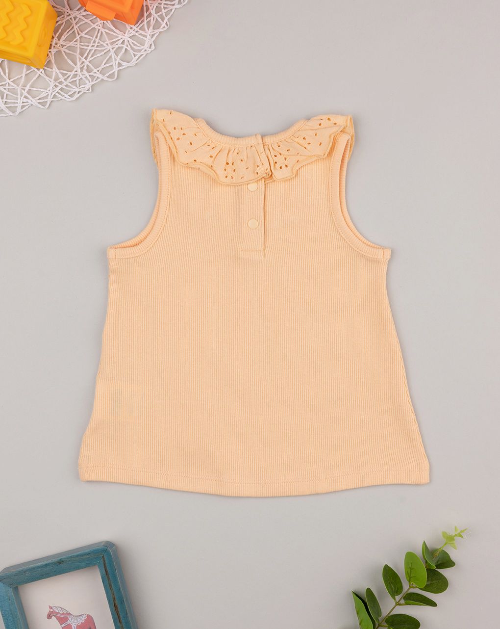 T-shirt mare bimba arancione