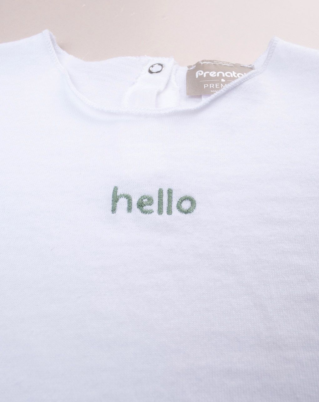 Completo premium bimbo estivo bianco/verde