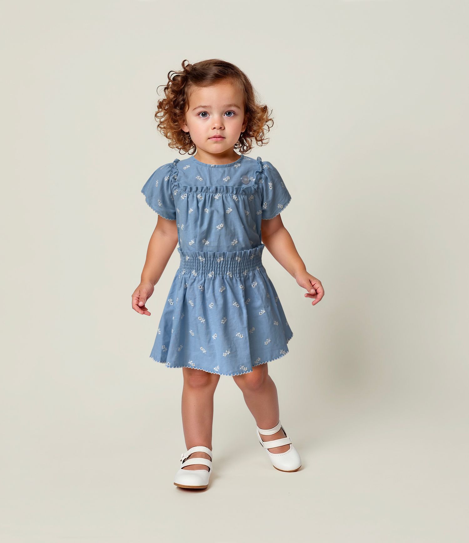 Gonna premium azzurra bimba