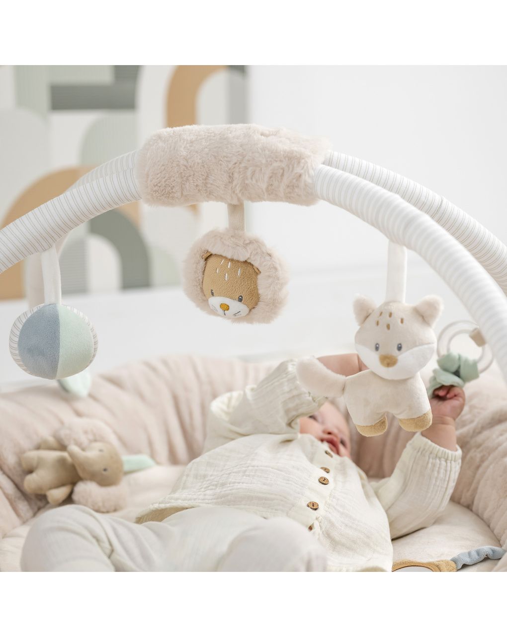 Tappeto pouf  oli flo & ernest - 0+ - nattou