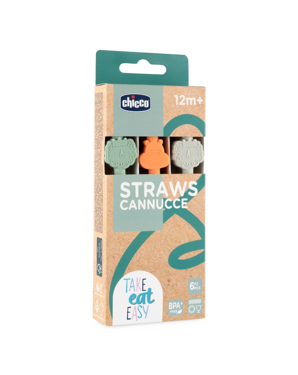 Cannucce silicone 12m+ - chicco