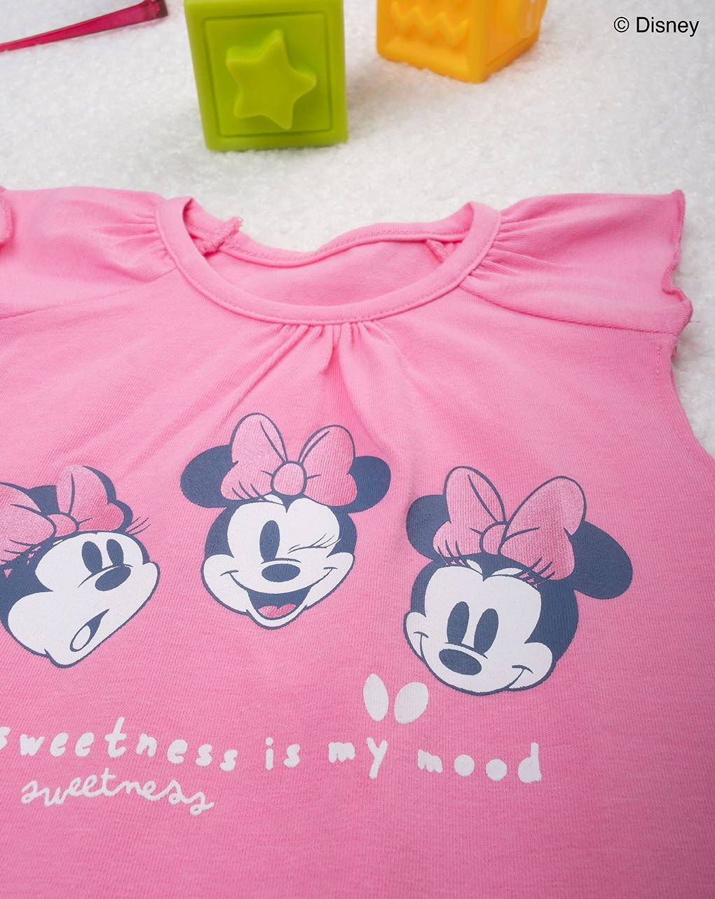 Canotta bimba rosa disney minnie
