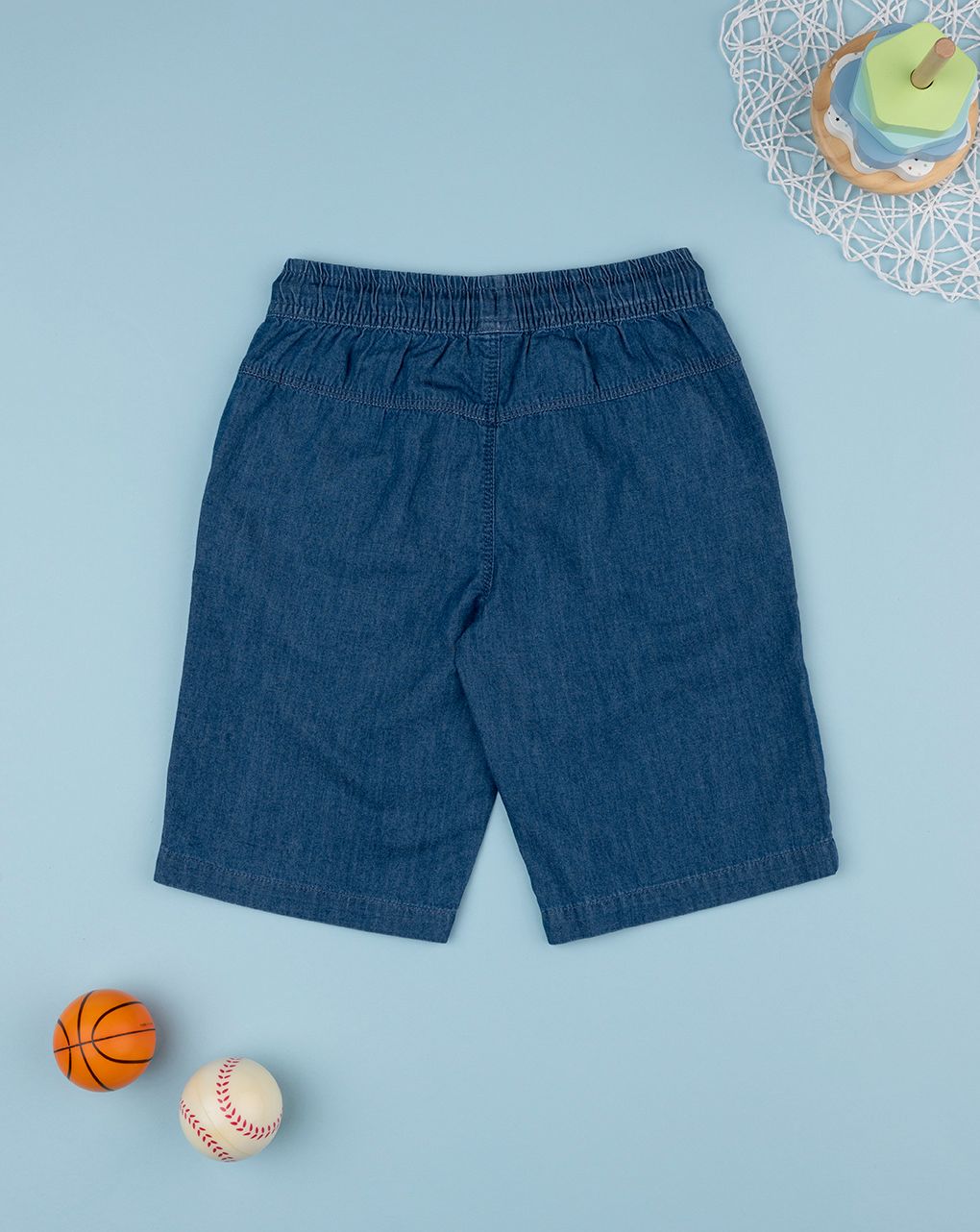 Short bimbo denim scuro