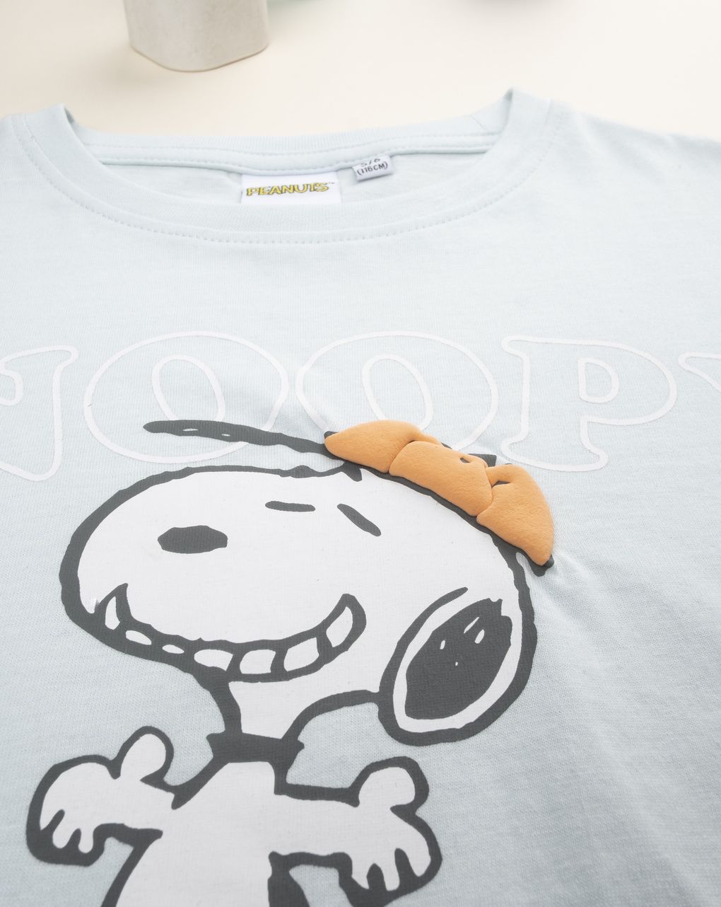 T-shirt azzurra bambino snoopy