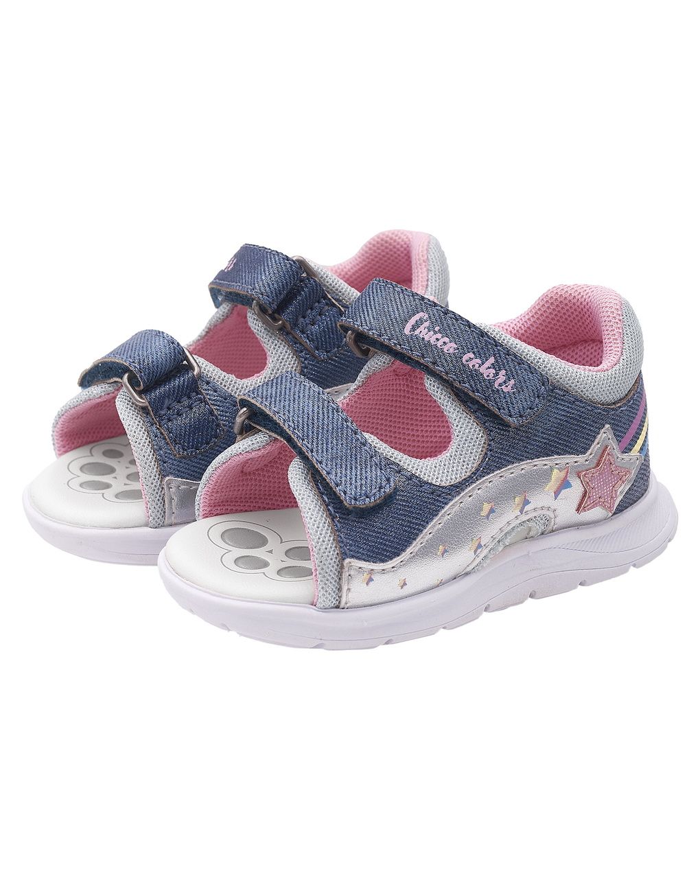 Sandalo grissel chicco bimba denim