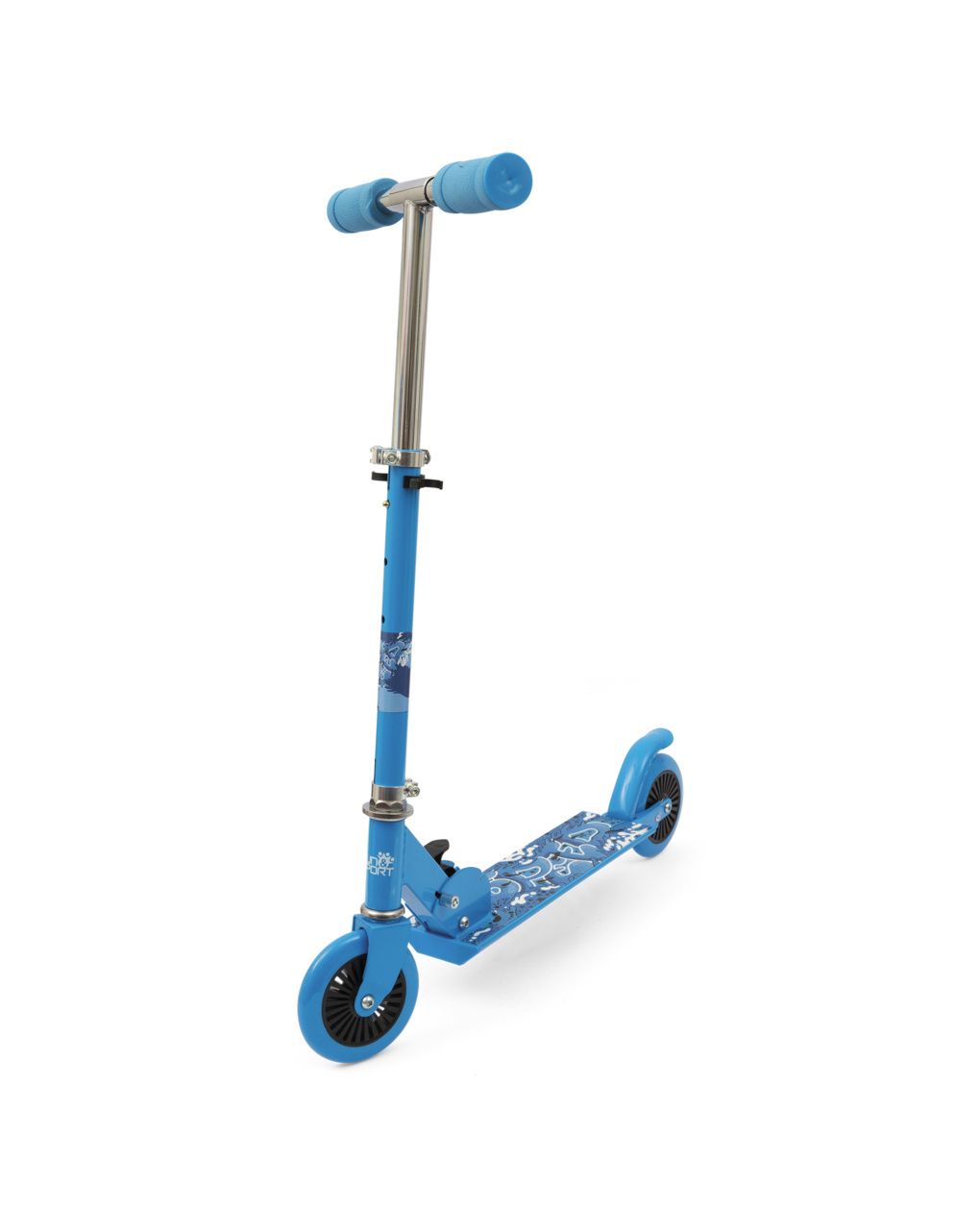 Monopattino pieghevole scooter line blu - 3+ - sun & sport