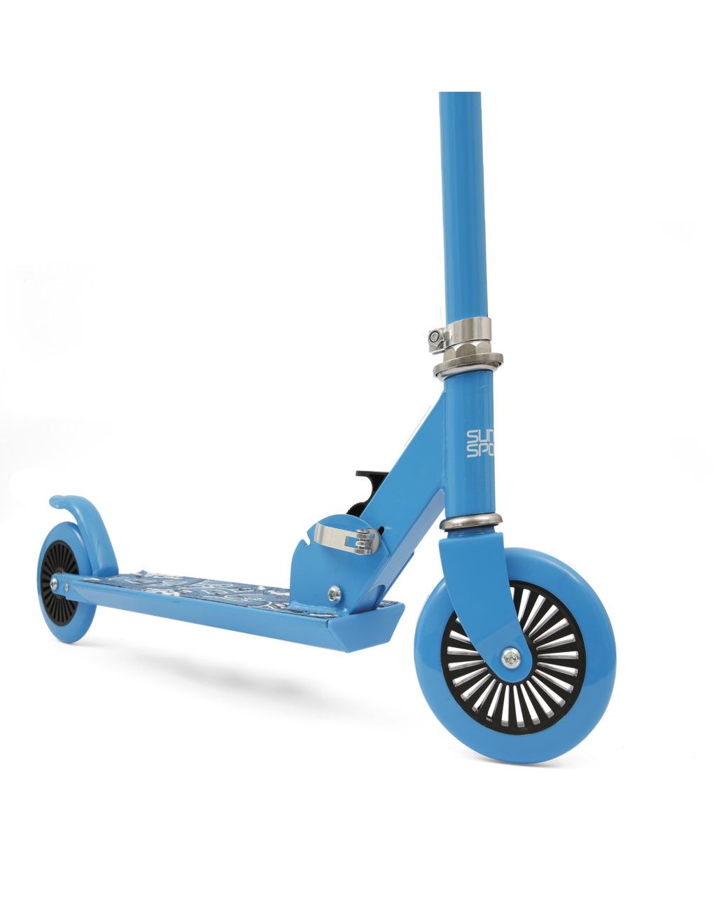Monopattino pieghevole scooter line blu - 3+ - sun & sport