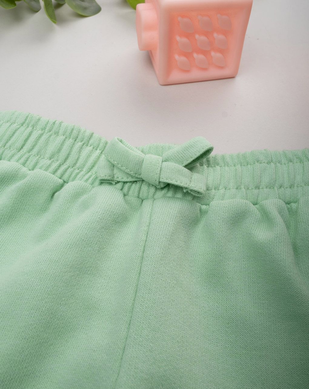 Shorts bimba verde fragole