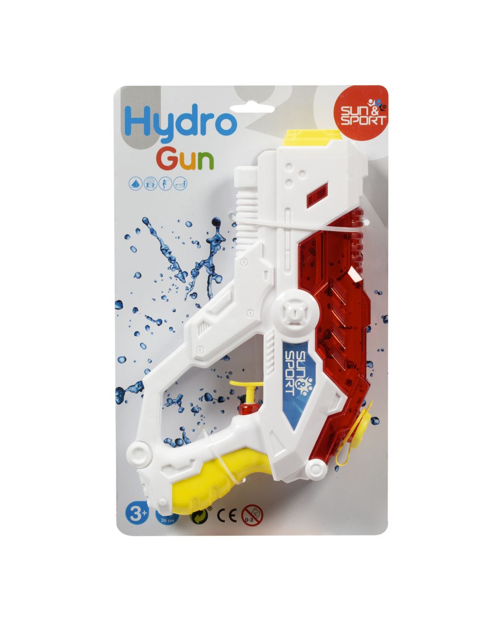 Hydro gun pistola ad acqua assortita - 3+ - sun & sport