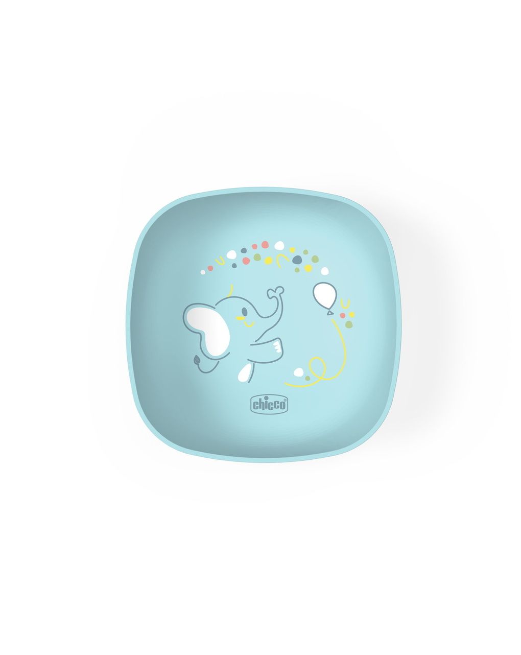 Ciotola con coperchio 6m+ azzurro - chicco