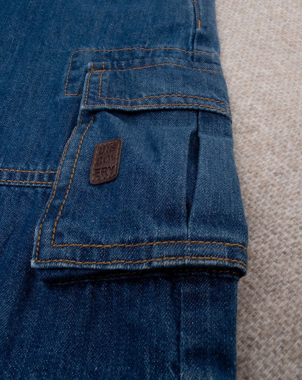 Bermuda denim bimbo con tasconi