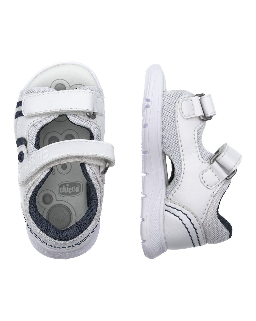 Sandalo giove chicco bimbo con doppio strappo