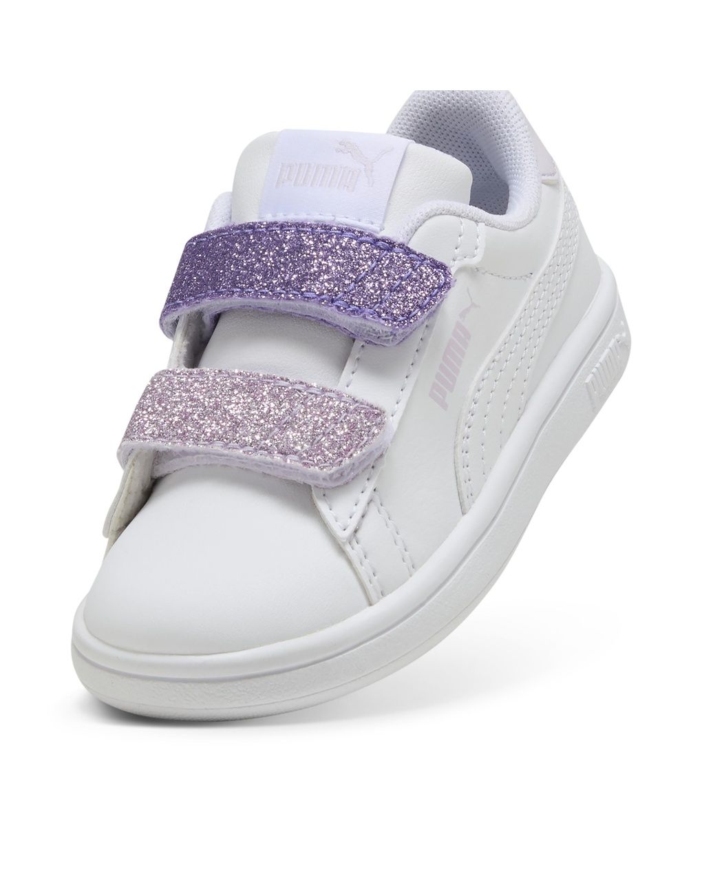 Scarpe puma bambino smash 3.0 glitter velcro