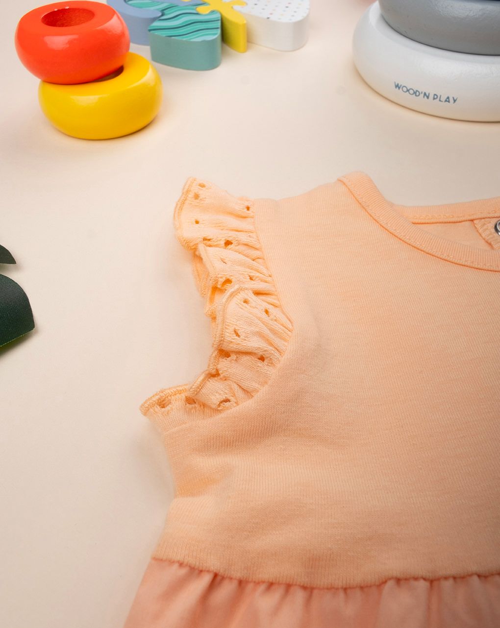 Completo bimba arancione sangallo