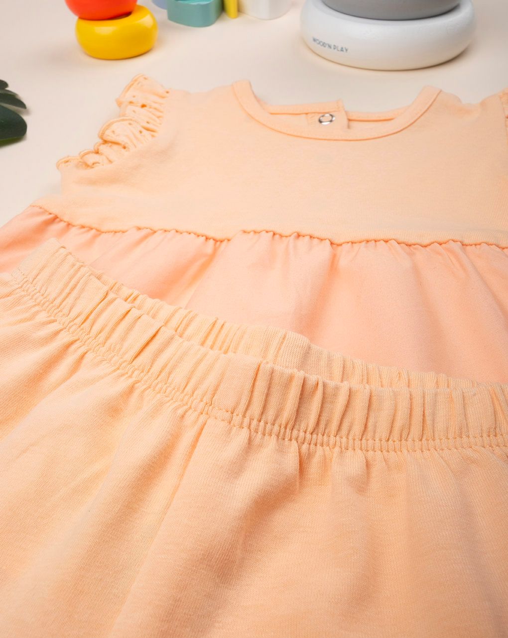 Completo bimba arancione sangallo