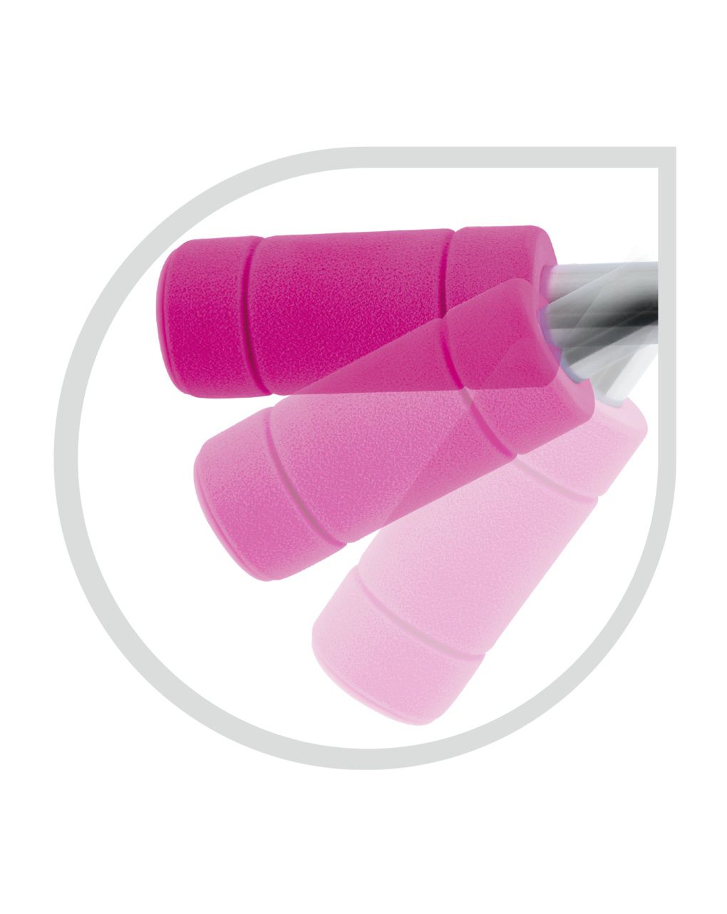 Monopattino pieghevole scooter line rosa - 3+ - sun & sport