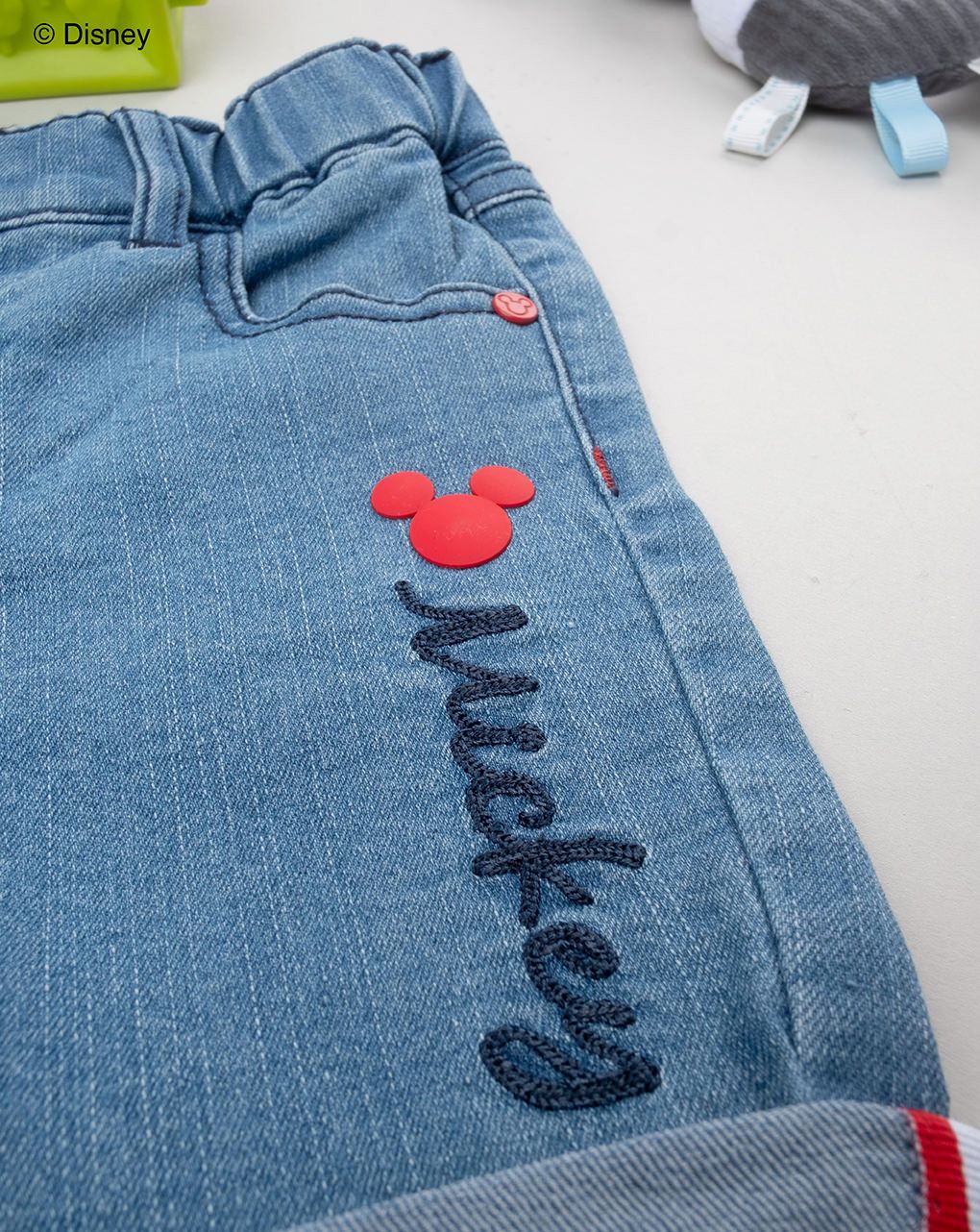 Bermuda bimbo denim mickey mouse