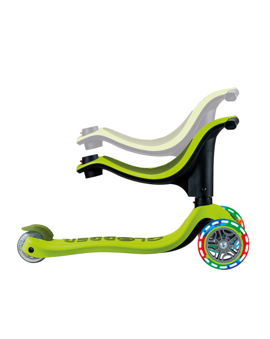 Go-up sporty light - 15m+ - lime green - globber