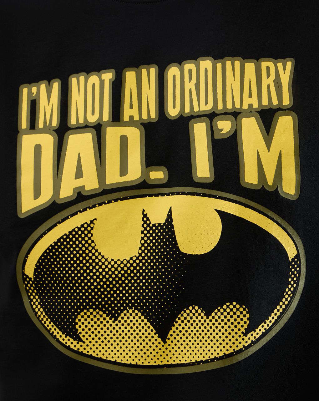 T-shirt papà con stampa batman