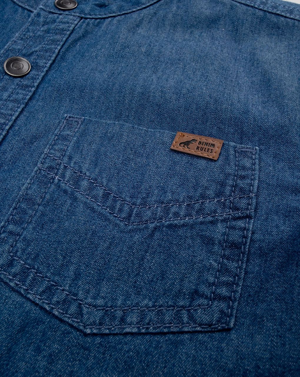 Camicia bimbo blu denim