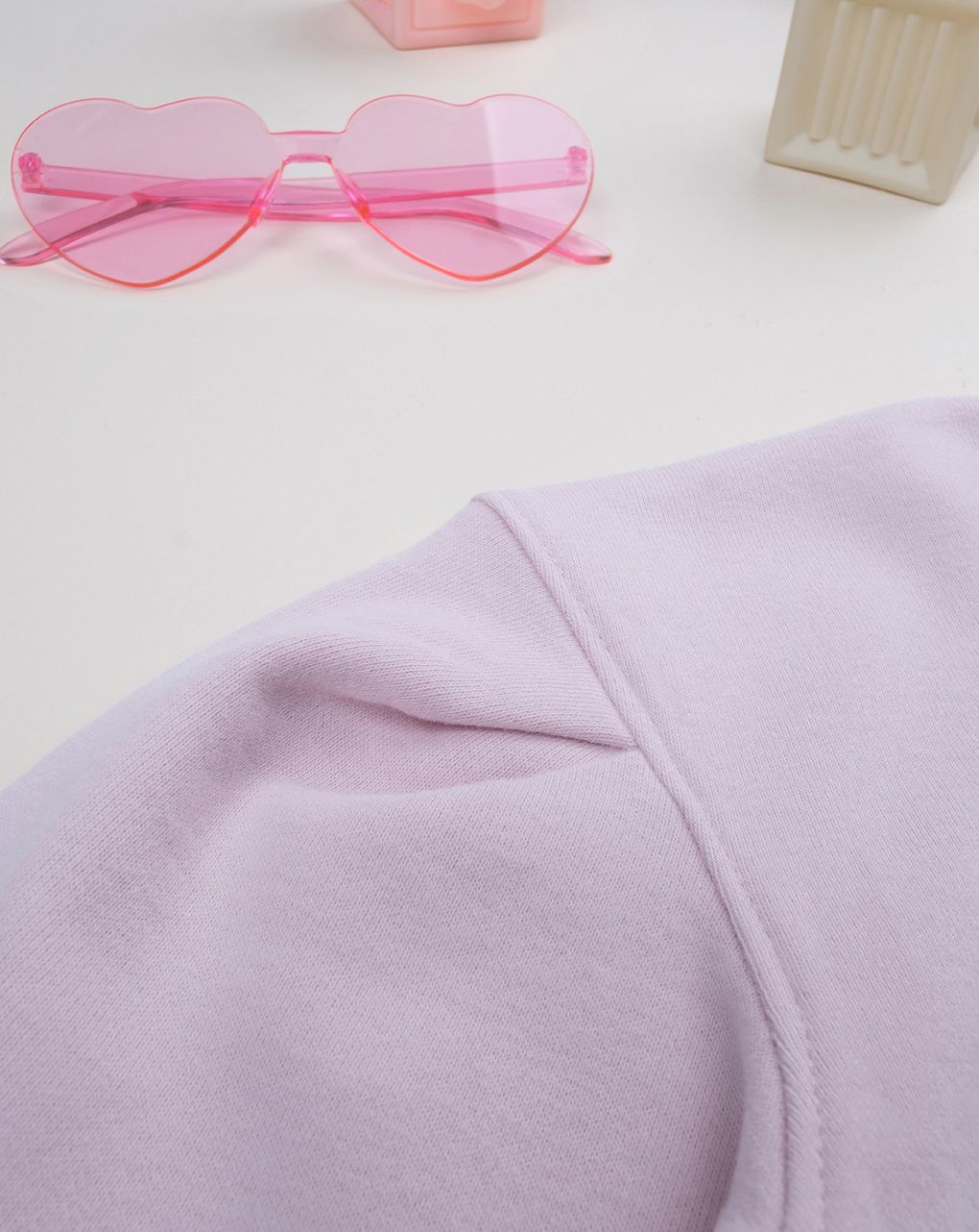 Falpa rosa con ricamo spugna