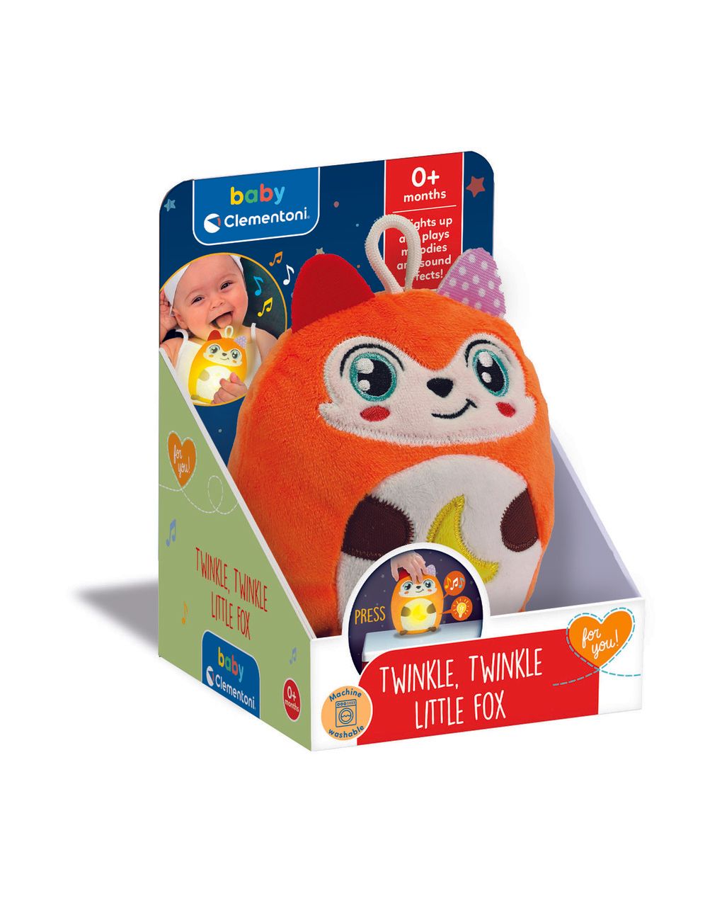 Volpe twinkle twinkle little fox - 0m+ - baby clementoni