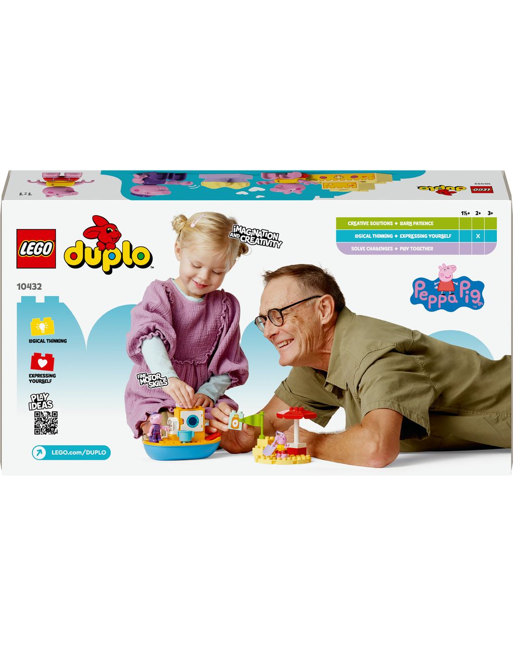 Viaggio in barca di peppa pig – 10432 – lego duplo