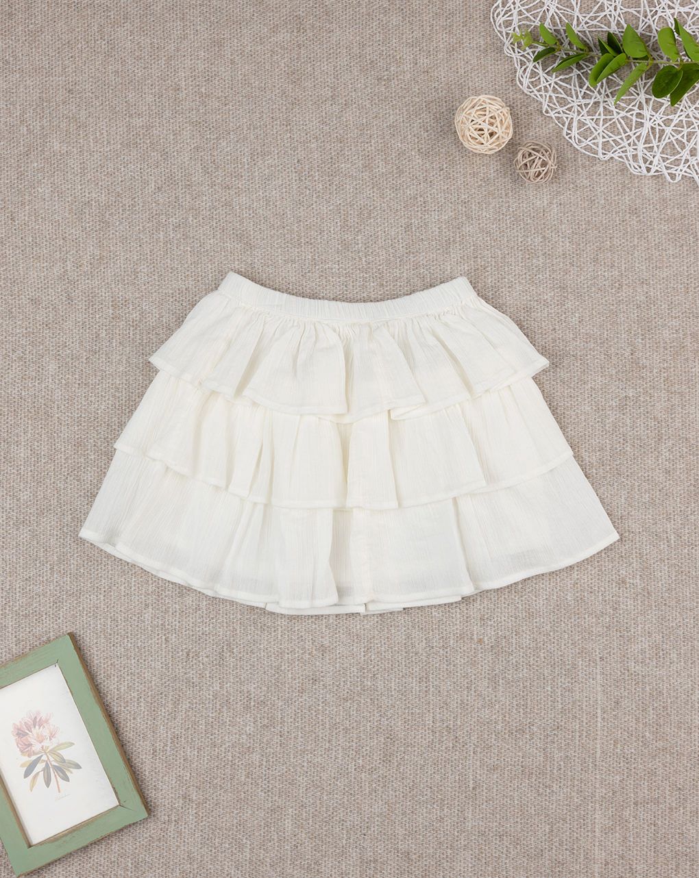 Gonna bimba bianca balze