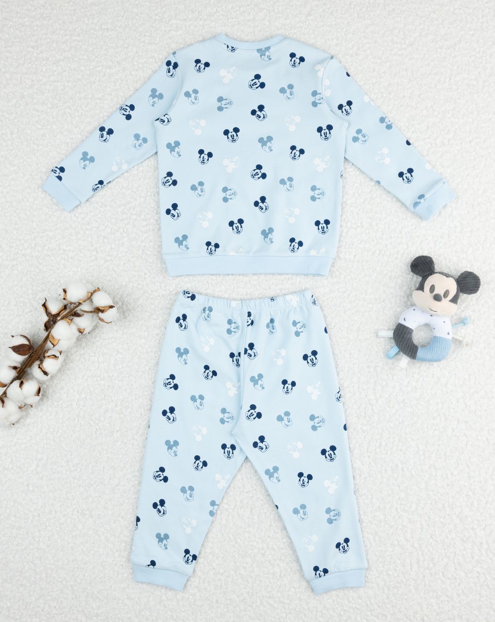 Pigiama lungo bimbo mickey mouse