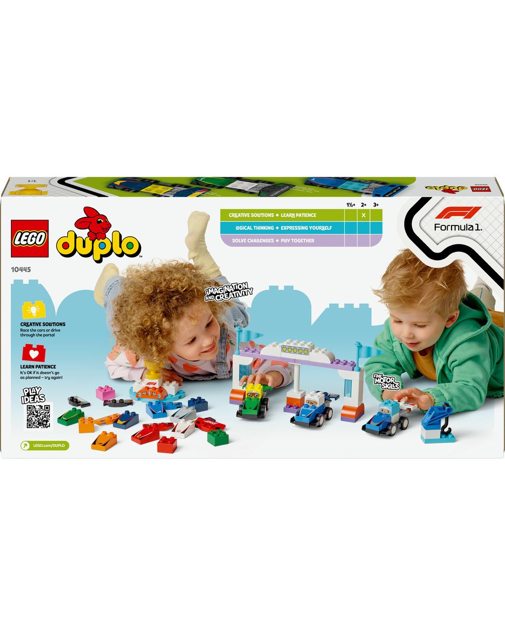 Auto da corsa e piloti team f1 – 10445 – lego duplo