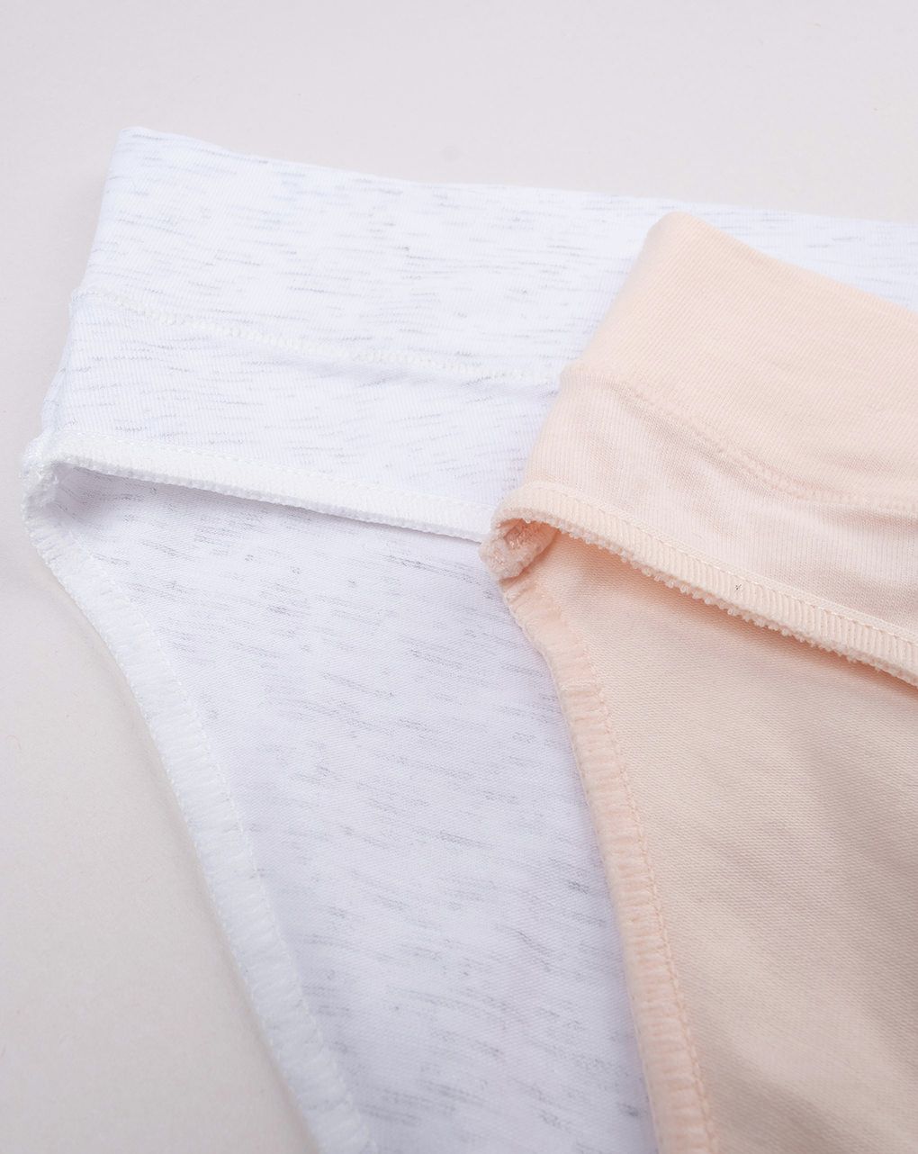 Pack 2 slip bianco/beige premaman