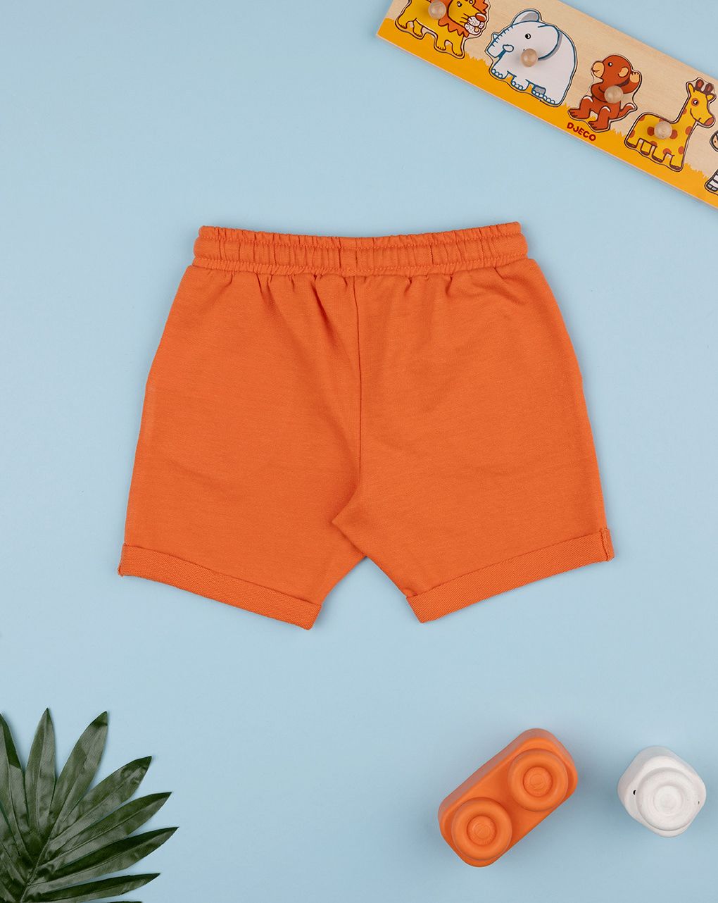 Shorts bimbo arancioni