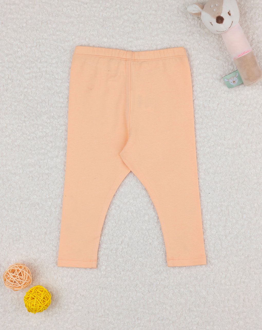 Legging bimba arancioni farfalle