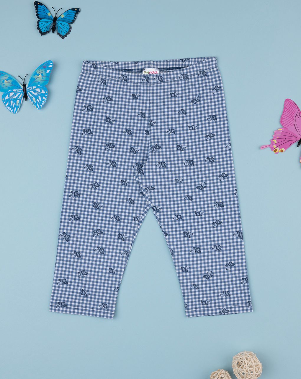 Legging bimba blu cuori