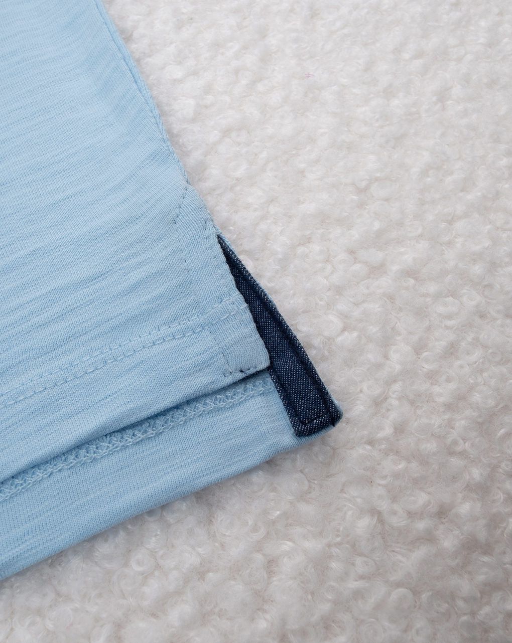 T-shirt bimbo azzurra mezza manica