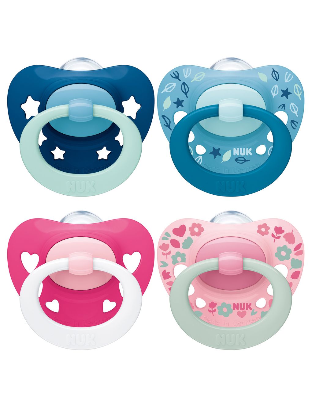 Succhietto signature silicone 6-18 2pz  colori assortiti - - nuk