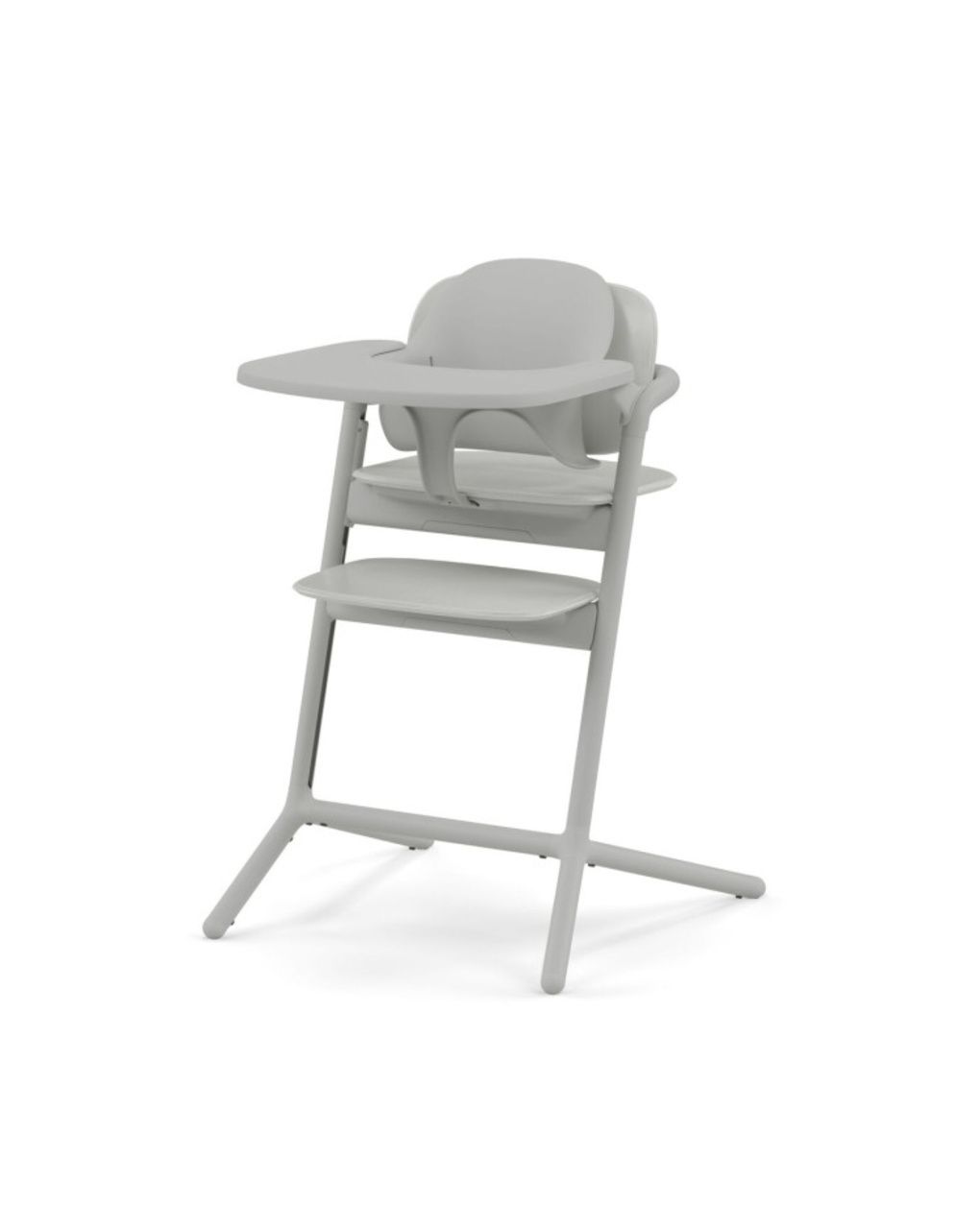 Lemo 4in1 sedia evolutiva con sdraietta e accessori pappa - suede grey - cybex gold