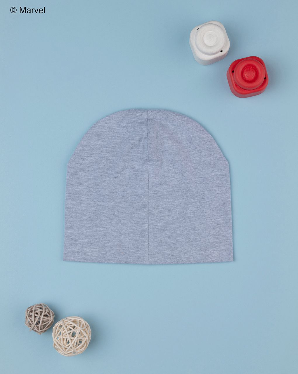 Berretto bimbo grigio spiderman