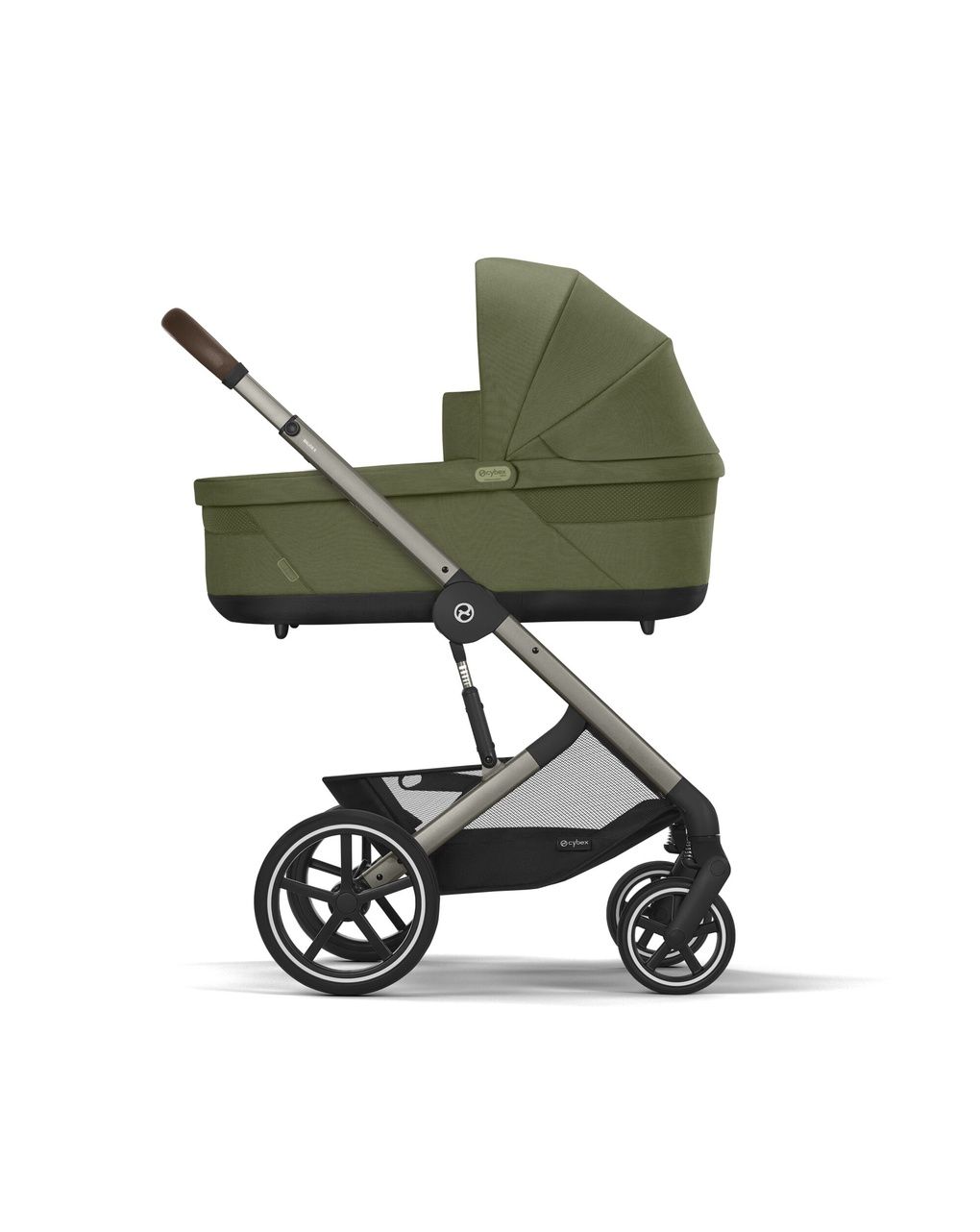 Trio balios s lux tpe moss green nav cots cloudg pls blk+adattatori. - cybex