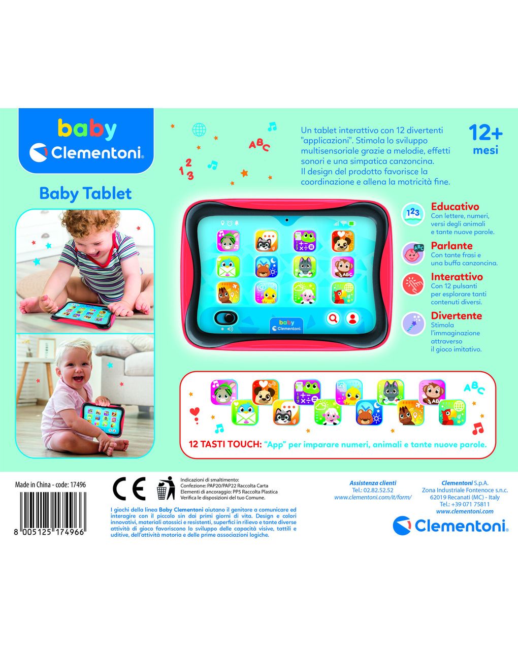 Baby tablet - 12m+ - baby clementoni