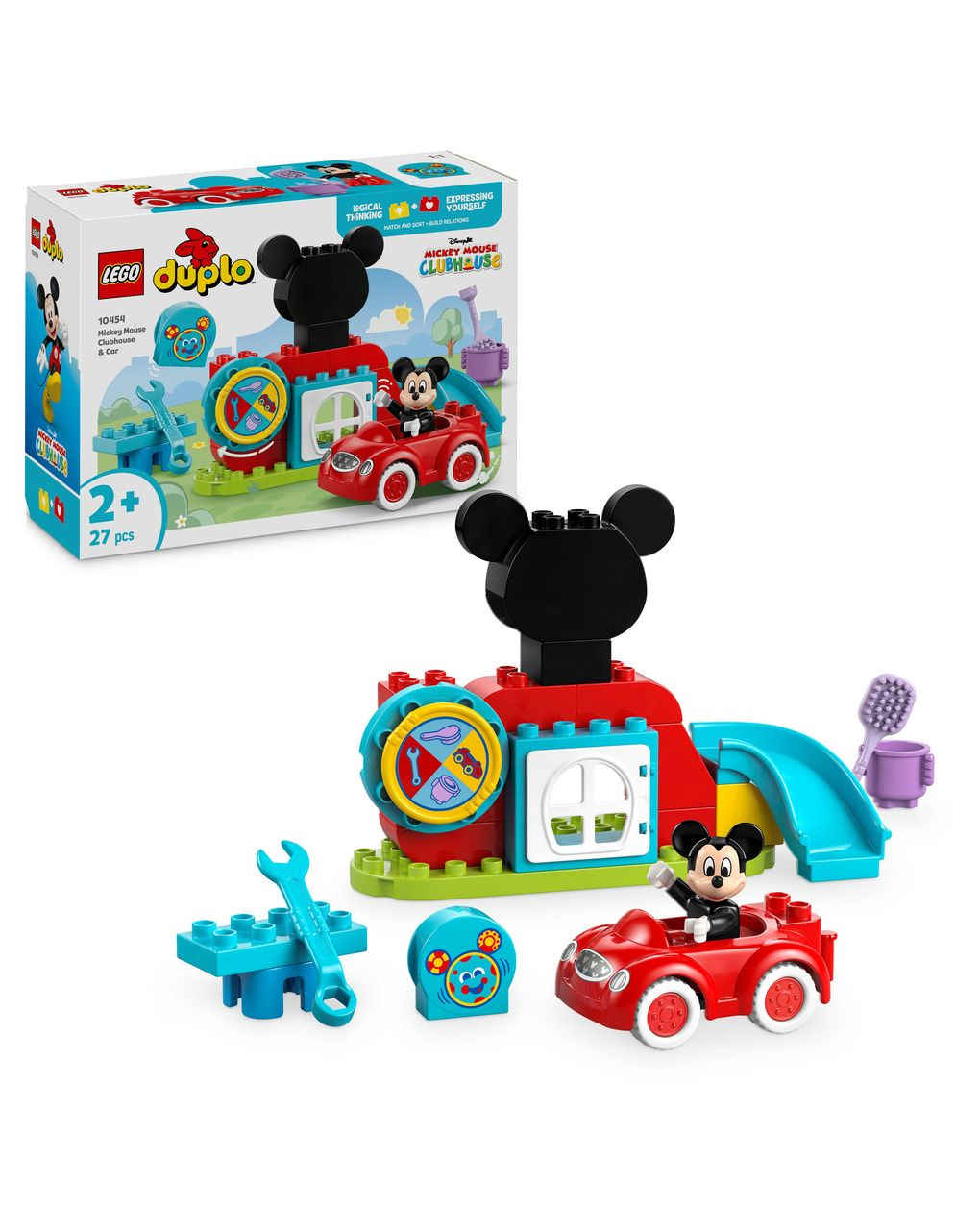 La casa e l’auto di topolino – 10454 – lego duplo - disney